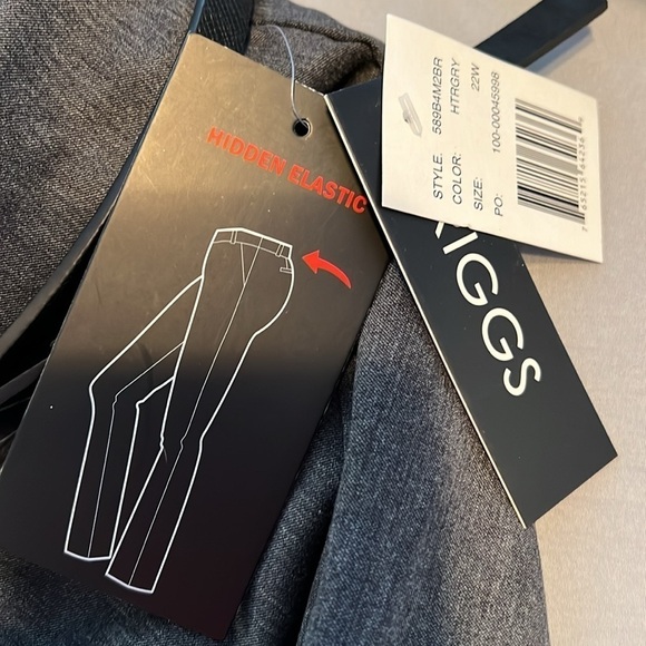 NWT Briggs Hidden Elastic Pants Size 22W - Picture 5 of 7